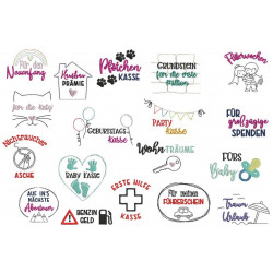 Stickserie - Spardosenmotive Vol. 2